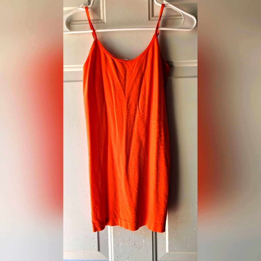 Derek heart Orange Tank Top Medium